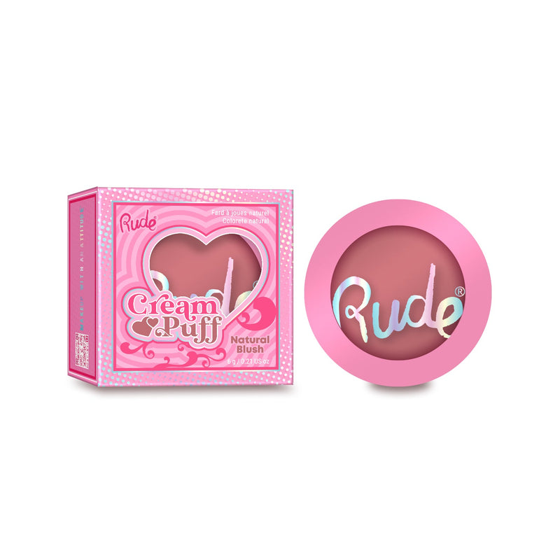 Rude Cosmetics Cream Puff Natural Blush Blush