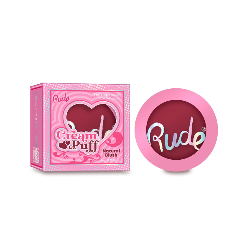 Rude Cosmetics Cream Puff Natural Blush Blush