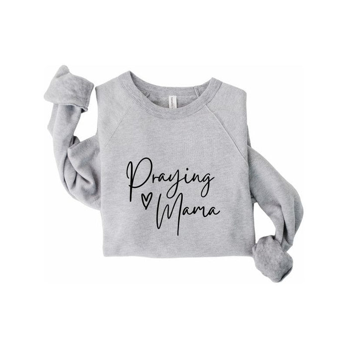 Praying Mama Premium Crewneck Sweatshirt