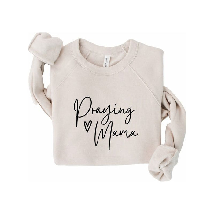 Praying Mama Premium Crewneck Sweatshirt