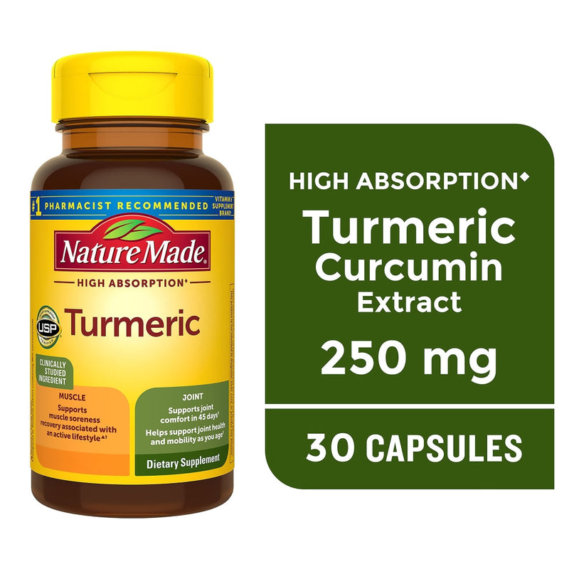 Nature Made Nature Made High Absorption Turmeric Capsules Vitamins & Supplements