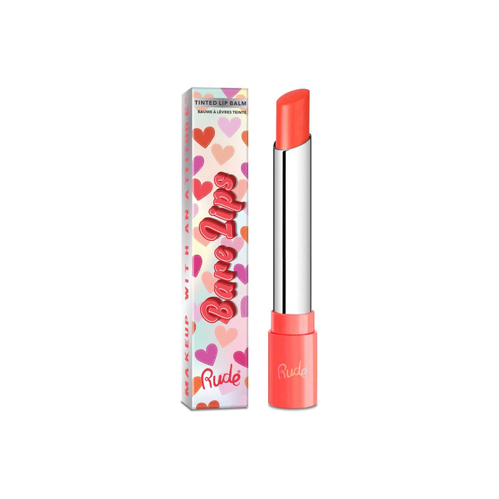 Rude Cosmetics - Rude Cosmetics - Bare Lips Tinted Lip Balm Display Set, 48pcs