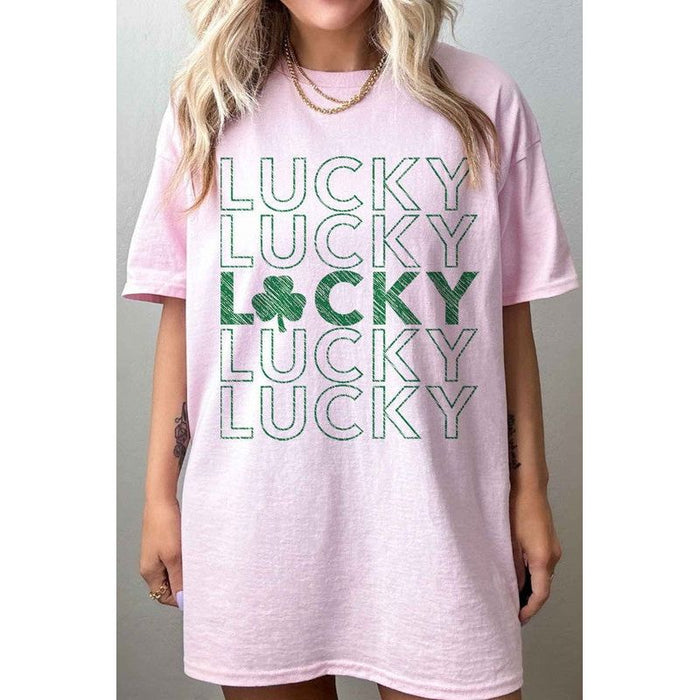 Lucky St Patrick's Oversized Tee