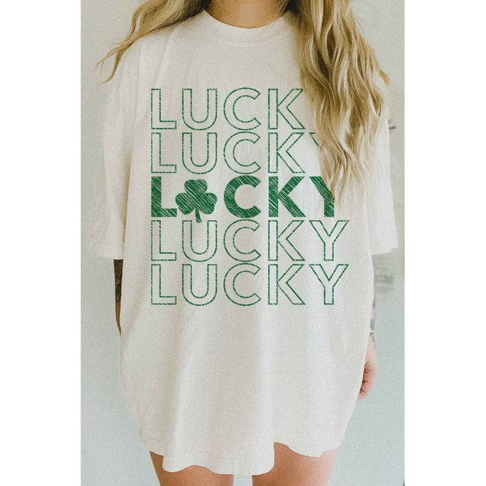 Lucky St Patrick's Oversized Tee