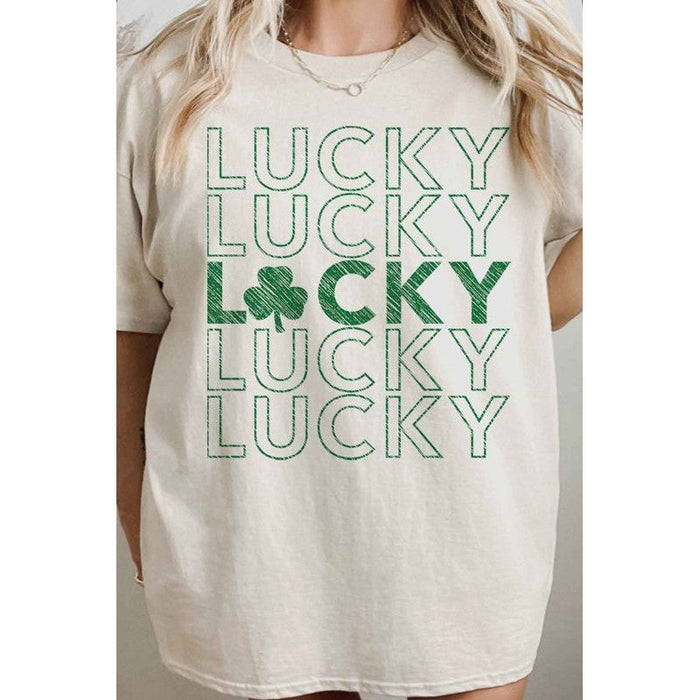 Lucky St Patrick's Oversized Tee