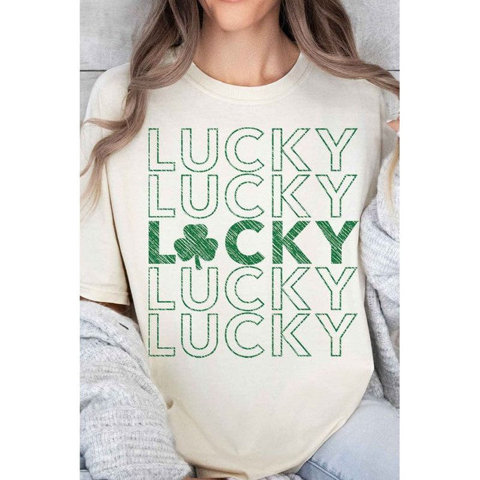 Lucky St Patrick's Oversized Tee