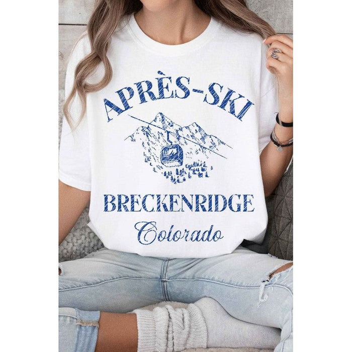 Apres Ski Breckenridge Colorado Graphic Tee