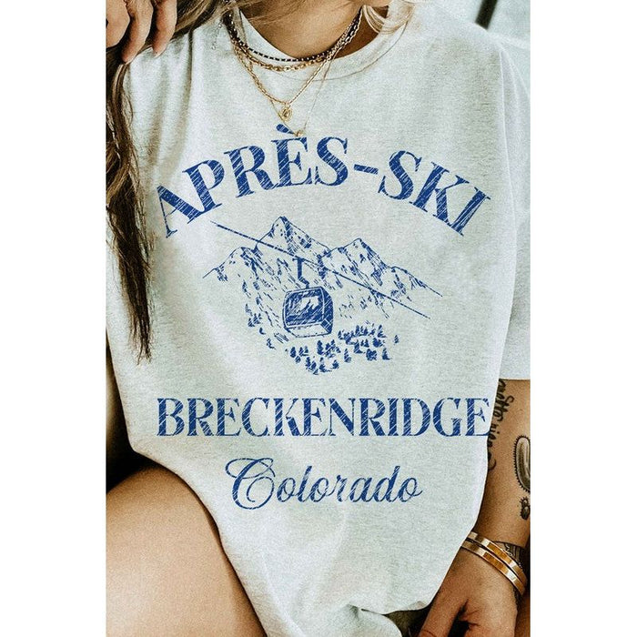 Apres Ski Breckenridge Colorado Graphic Tee