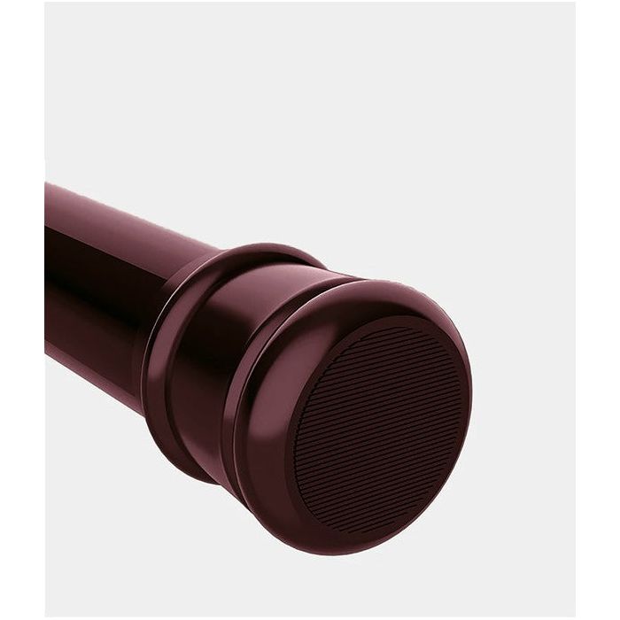 Burgundy Adjustable Tension Curtain Rod 41-76 in.