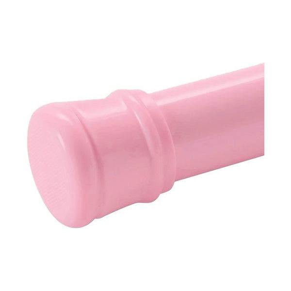 Pink Adjustable Tension Curtain Rod 41-76 inches