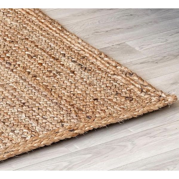 2x3 Feet Jute Hand-Woven Braided Door Mat Area Rug