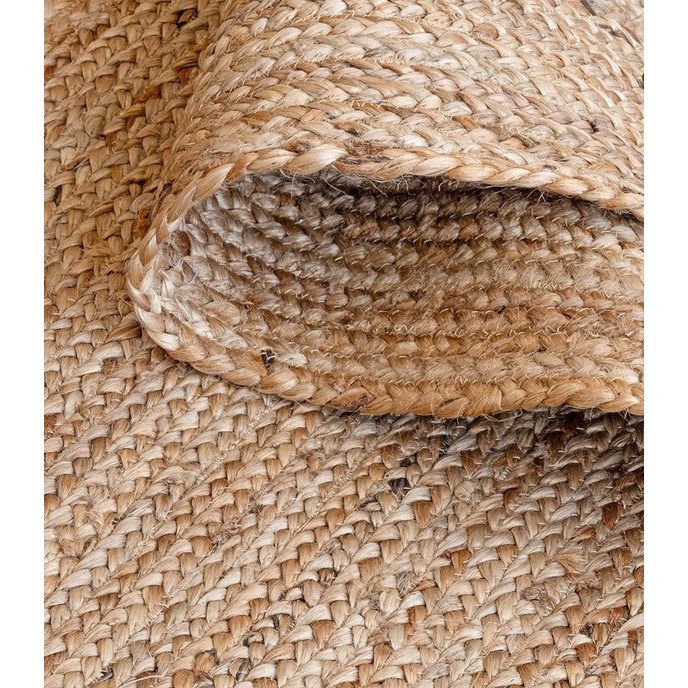 2x3 Feet Jute Hand-Woven Braided Door Mat Area Rug