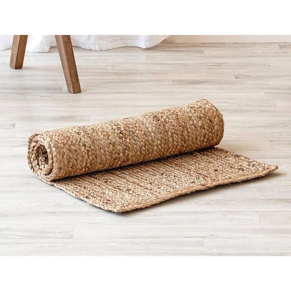 2x3 Feet Jute Hand-Woven Braided Door Mat Area Rug