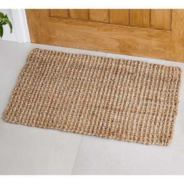 2x3 Feet Jute Hand-Woven Braided Door Mat Area Rug