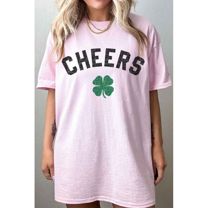 Cheers St Patrick's Oversized Tee