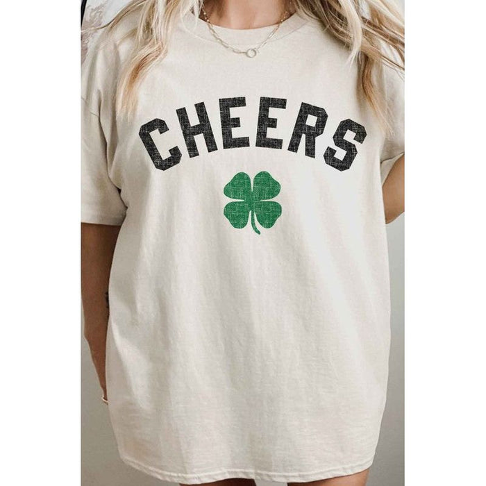 Cheers St Patrick's Oversized Tee