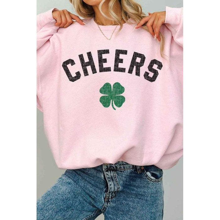 Cheers St Patrick's Oversized Sweatshirt