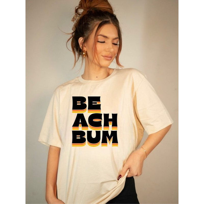 Beach Bum Shadowed Graphic Tee