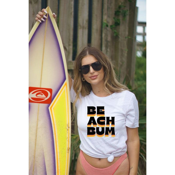 Beach Bum Shadowed Graphic Tee