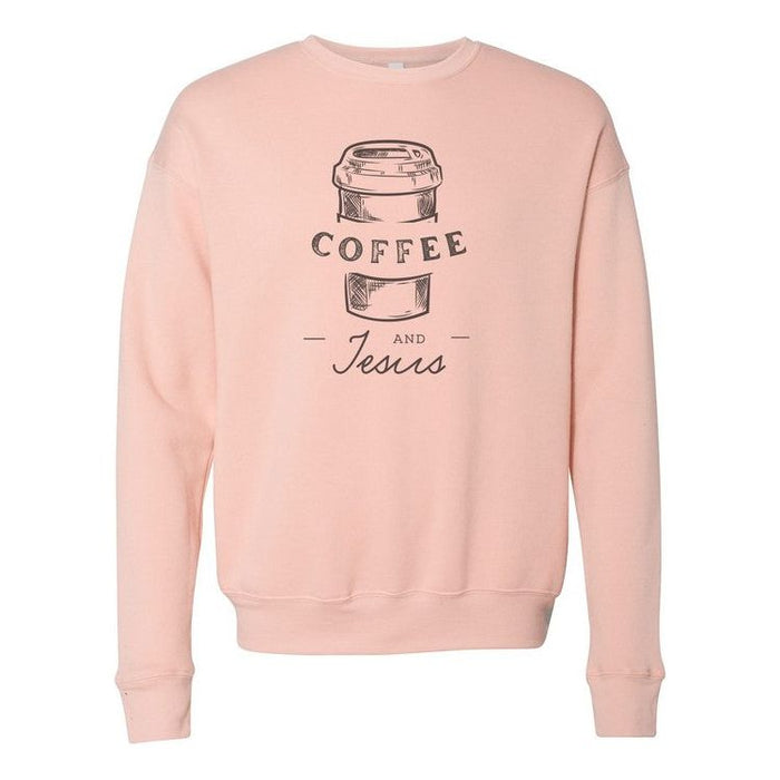 Coffee and Jesus Bella Canvas Crewneck Sweatshirt