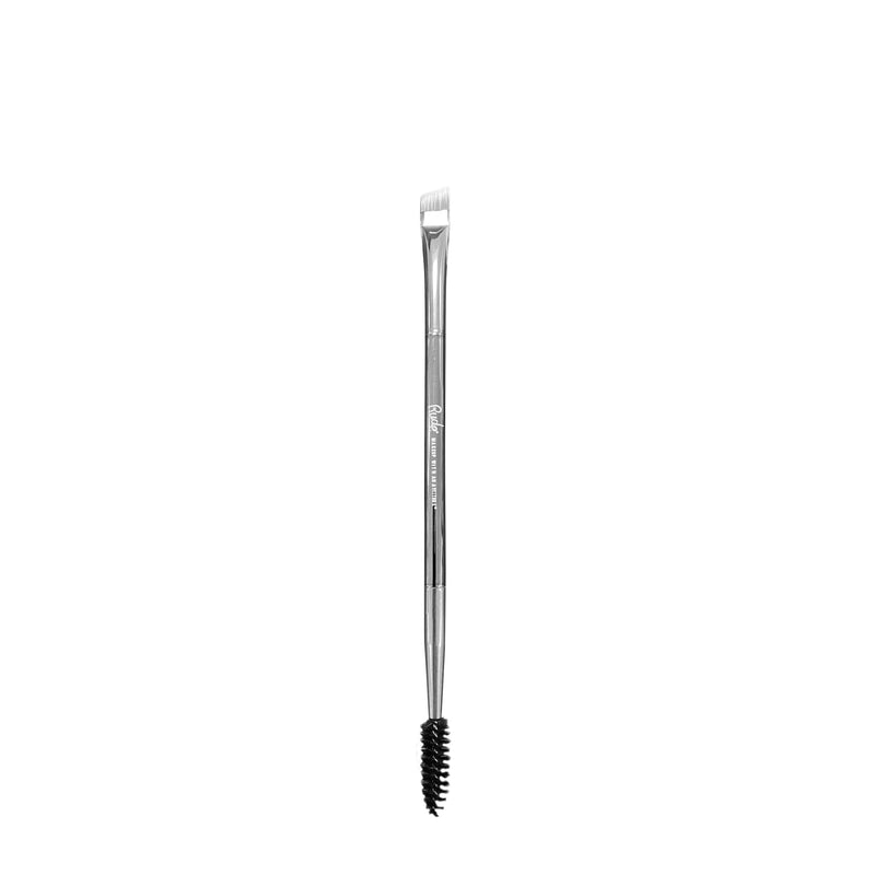 Rude Cosmetics Silver Bullet Duo Eyebrow Brush Eye Brushes