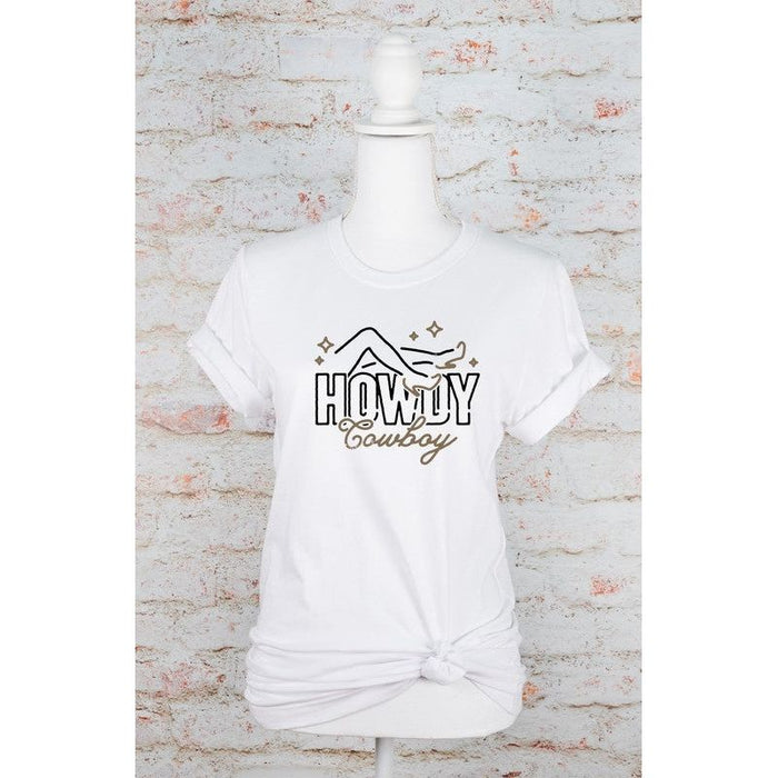 Howdy Cowboy Graphic Tee