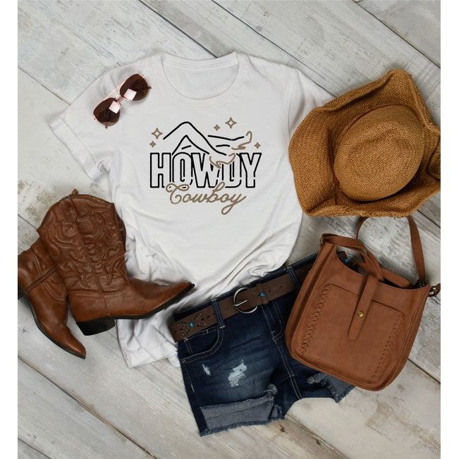 Howdy Cowboy Graphic Tee