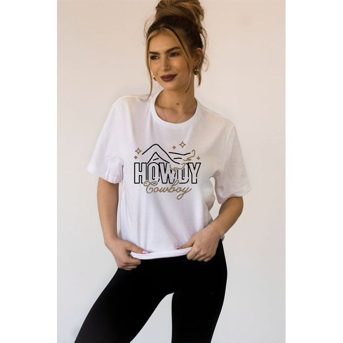 Howdy Cowboy Graphic Tee