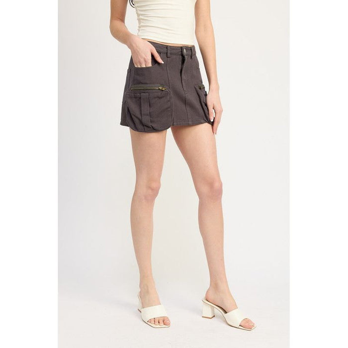 Cargo Mini Skirt