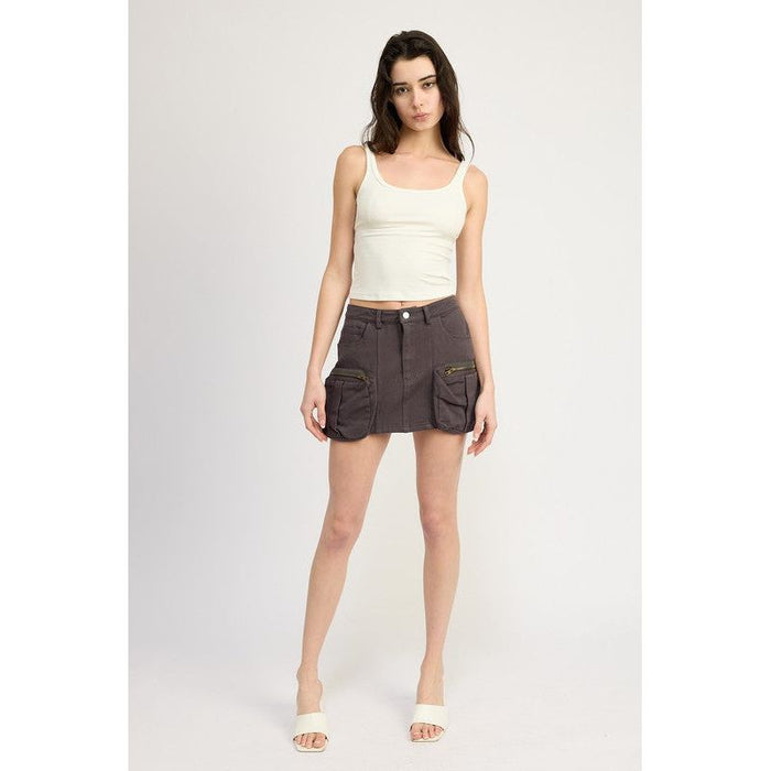 Cargo Mini Skirt