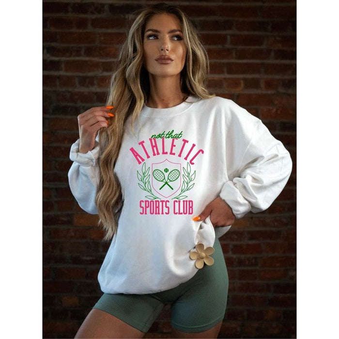 Not That Athletic Sports Club Graphic Sweatshirt