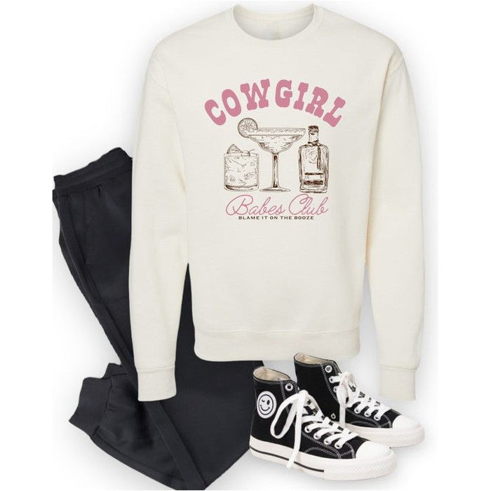 Cowgirls Babe Club Graphic Sweatshirt