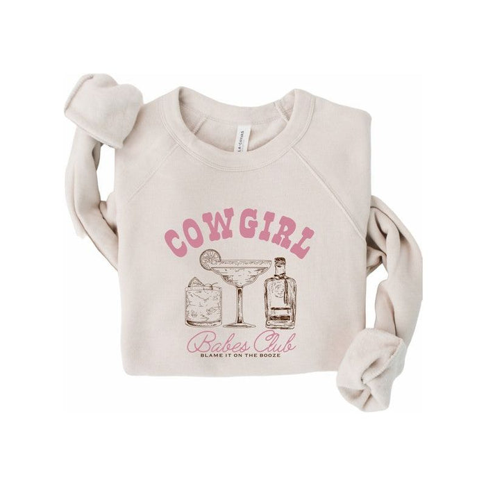 Cowgirls Babe Club Premium Graphic Sweatshirt