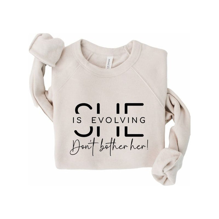 She is Evolving Bella Premium Sweatshirt