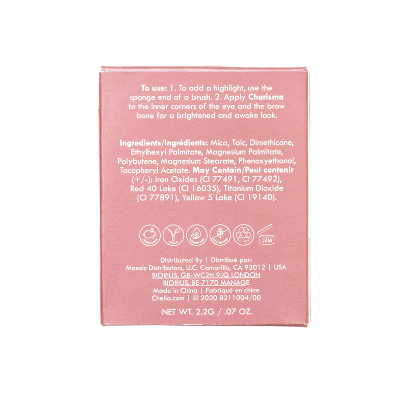 Chella eyeshadow refill charisma pearl - soft gold Brow & Eye