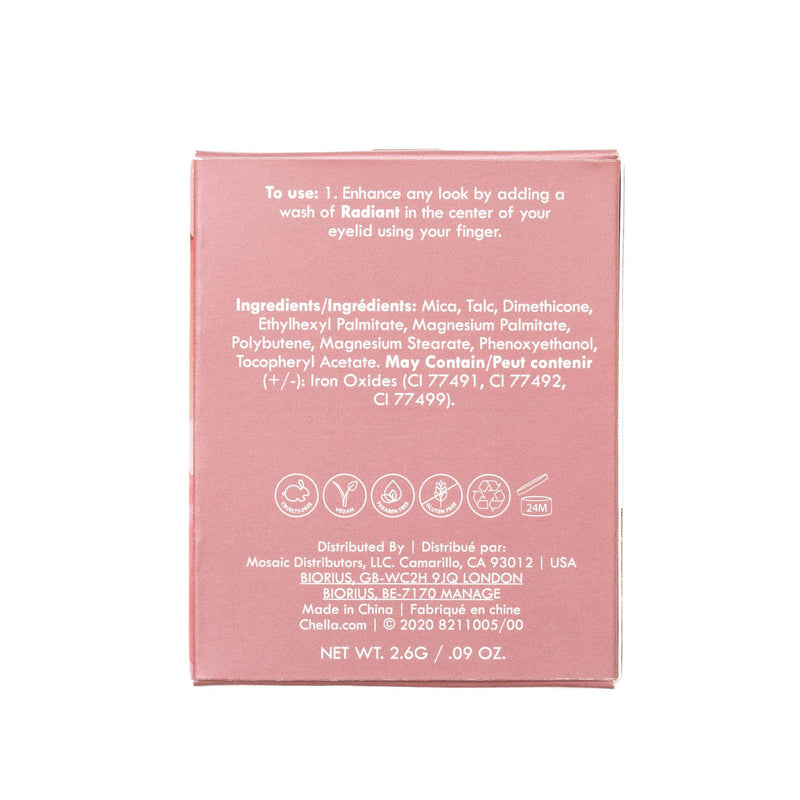 Chella eyeshadow refill radiant pearl - copper Brow & Eye