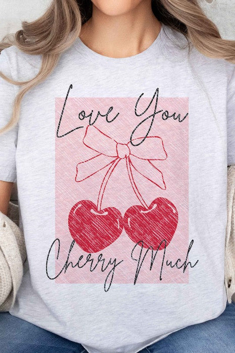 Love You Cherry Much Oversized Tee