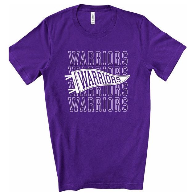 Warriors Pennant Softstyle Gameday Graphic Tee