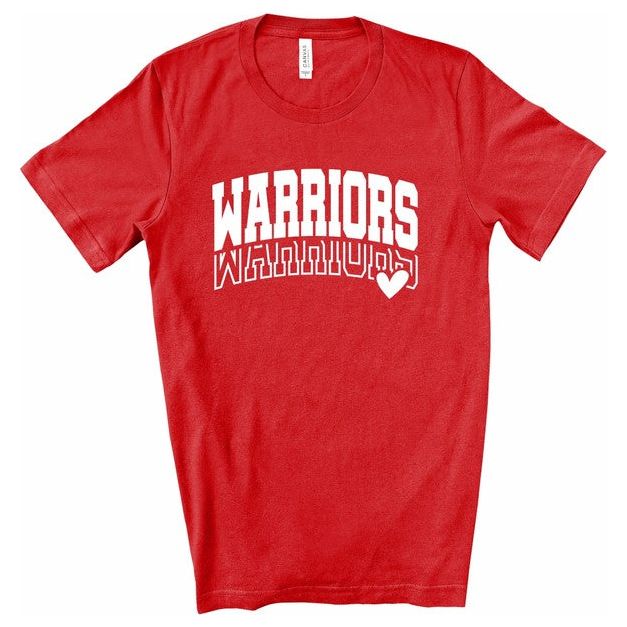 Warriors Heart Softstyle Gameday Graphic Tee