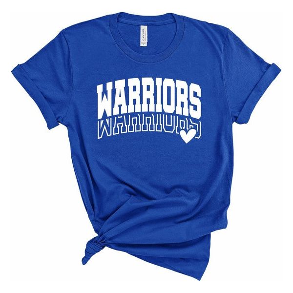 Warriors Heart Softstyle Gameday Graphic Tee