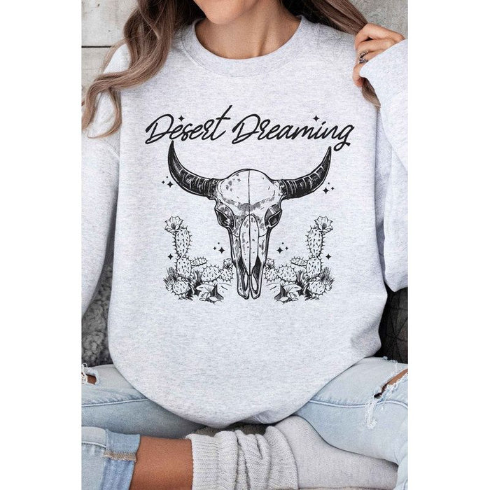 Desert Dreaming Western Oversized Sweatshirt