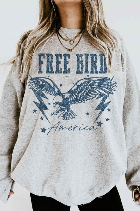 Free Bird American Eagle Graphic Sweatshirt