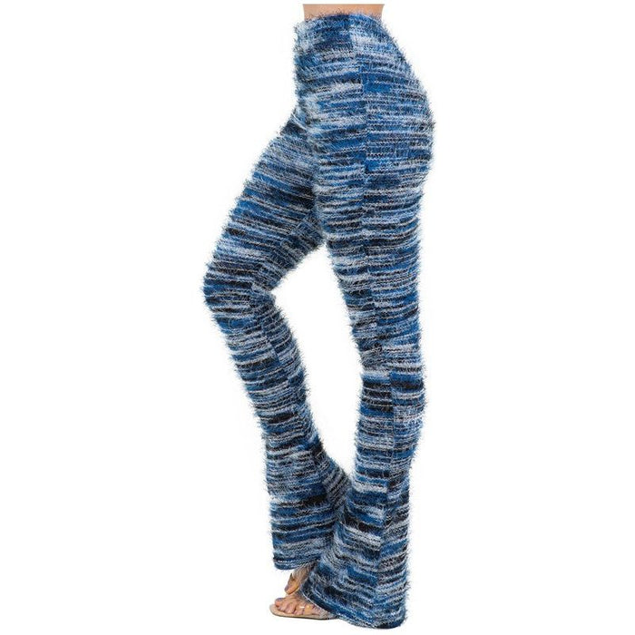 WOMEN COMFY FLUFFY KNIT LEGGINGSWEAT PANTS