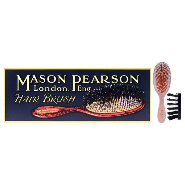 Mason Pearson Mason Pearson Handy Nylon Brush - N3 Pink Hair Care White Smoke