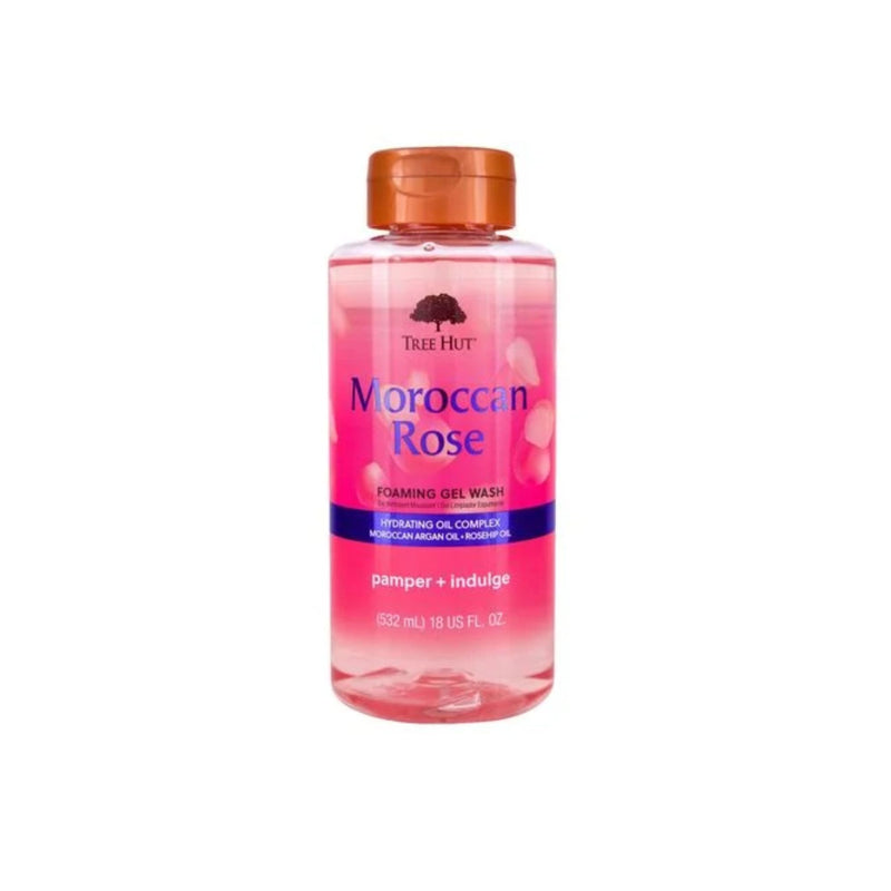 Tree Hut Tree Hut Gel Wash, Moroccan Rose, Foaming 18 Fl Oz Body Wash