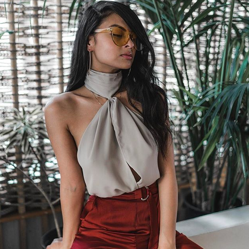 zeroUV Rimless Monoblock Cut PC Color Lens Rimless Sunglasses A368 Sunglasses