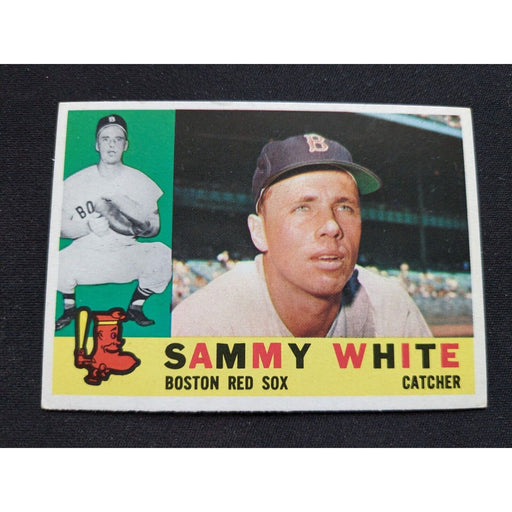 1960 1960 Topps Baseball Card #203 – Sammy White (Boston Red Sox) Baseballs