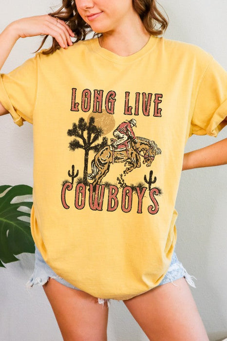 Long Live Cowboys Country Western Graphic Tee