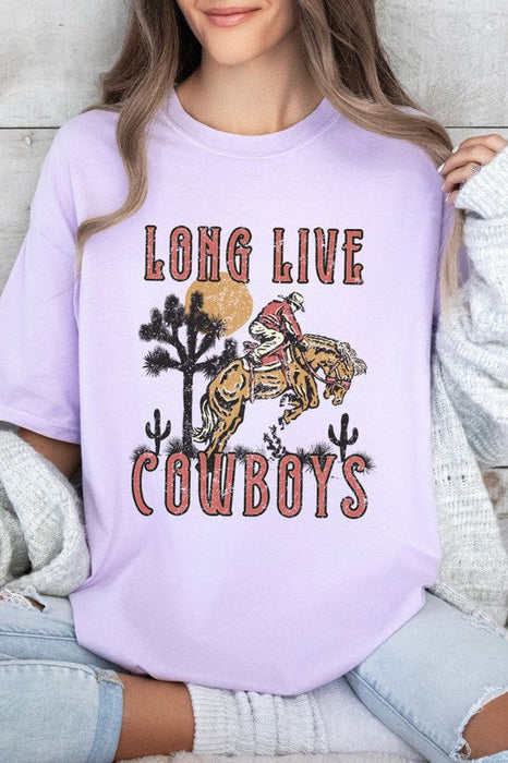 Long Live Cowboys Country Western Graphic Tee