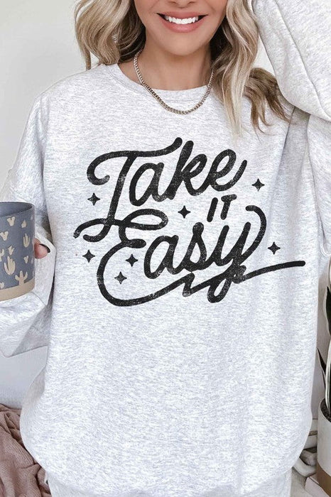 TAKE IT EASY OVERSIZED SWEATSHIRT